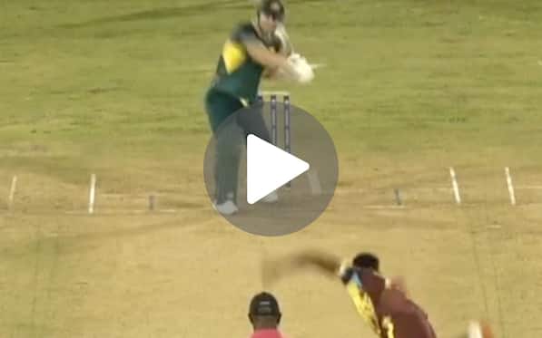 [Watch] Shamar Joseph's Pacy Bullet Cleans Up Warner In T20 World Cup Warm-Up Match